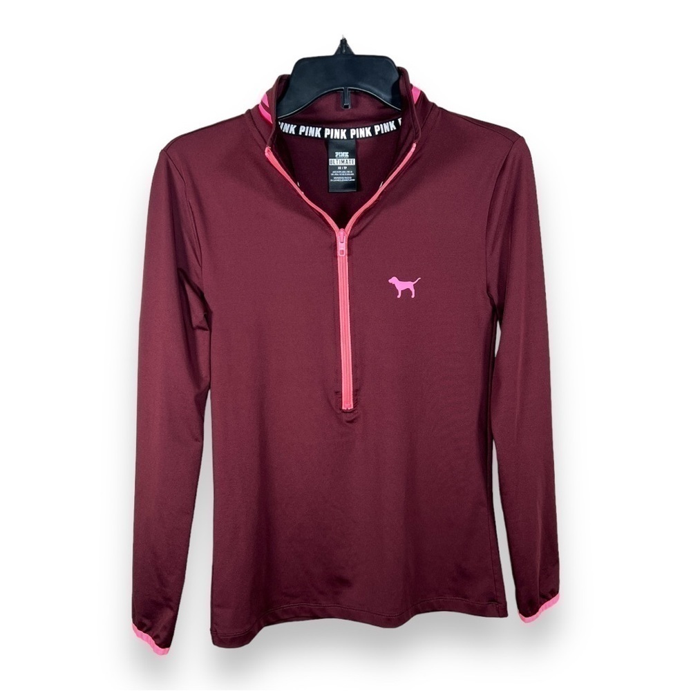 XS VICTORIAS SECRET PINK BRAND ULTIMATE PULLOVER JACKET ATHLETIC ACTIVEWEAR